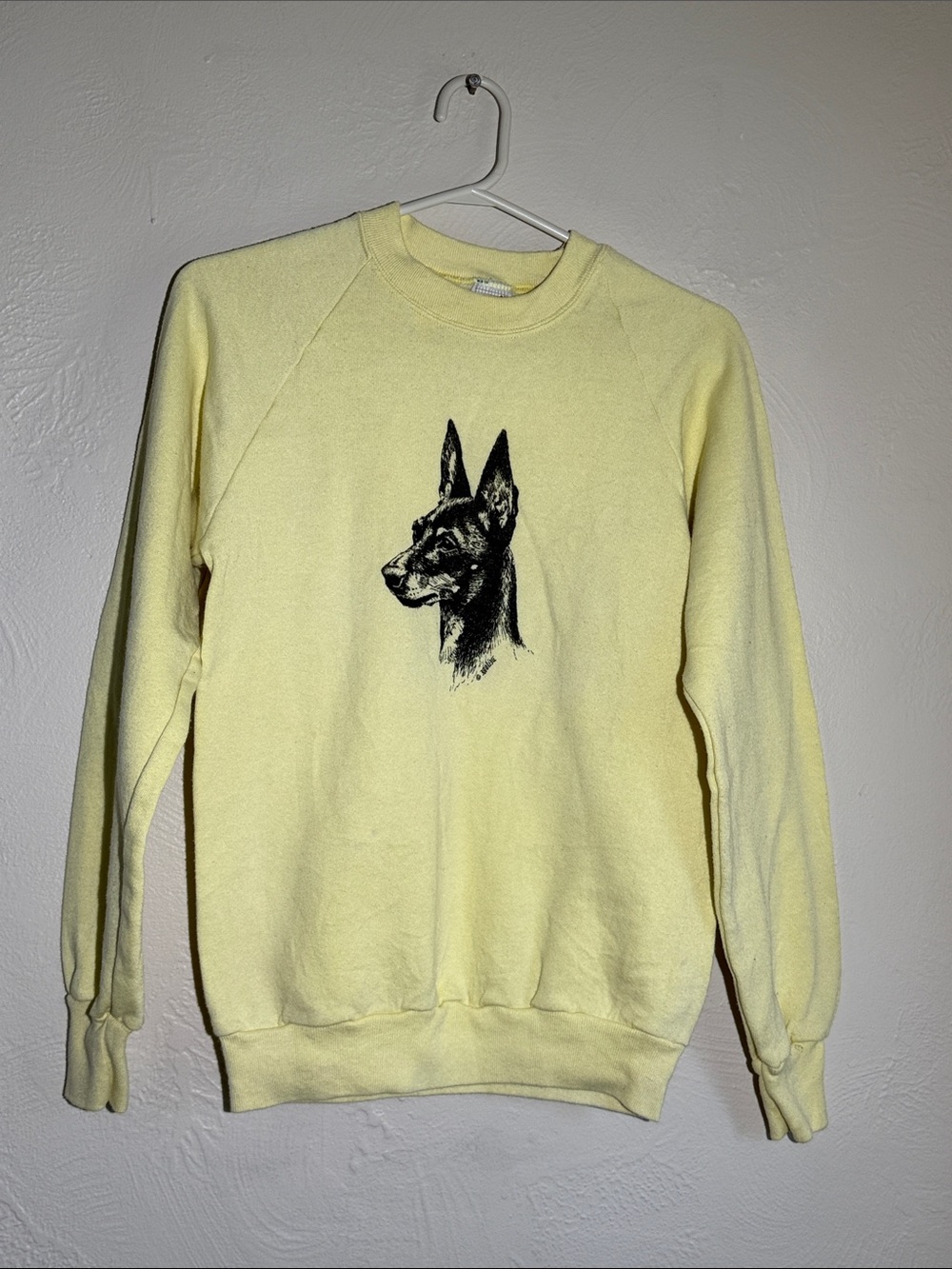 Vintage Jerzees Made USA Dog Sweatshirt S